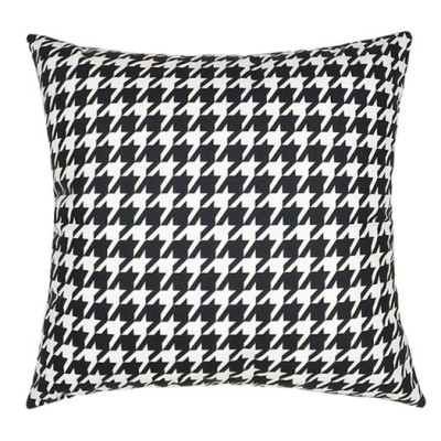 Декоративная подушка Black and White Pattern #6