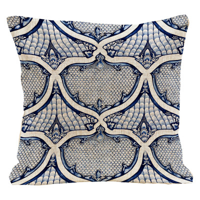 Декоративная подушка Blue Spades Pillow