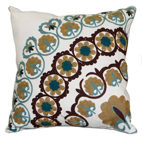 Декоративная подушка chenille embroidery ornament 1