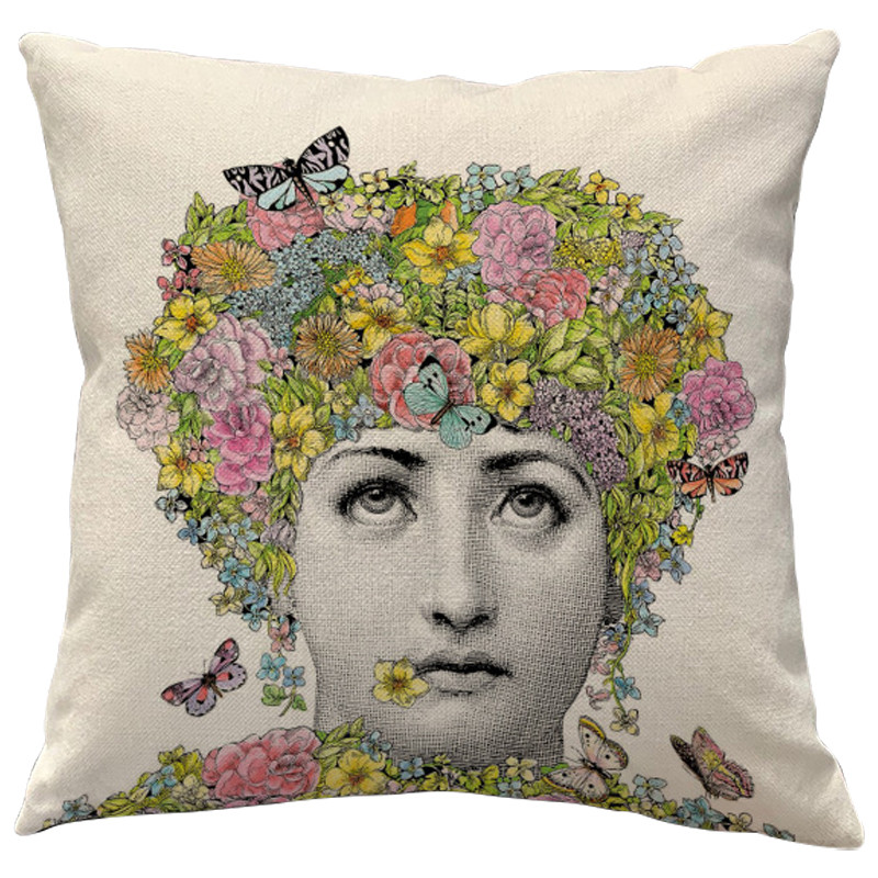 Декоративная подушка Fornasetti Fior di Lina