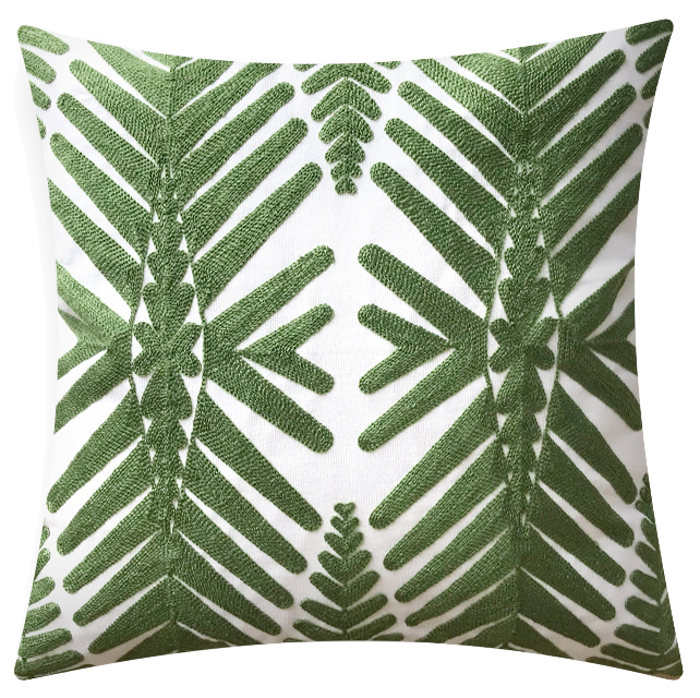Декоративная подушка Green Ornament #1