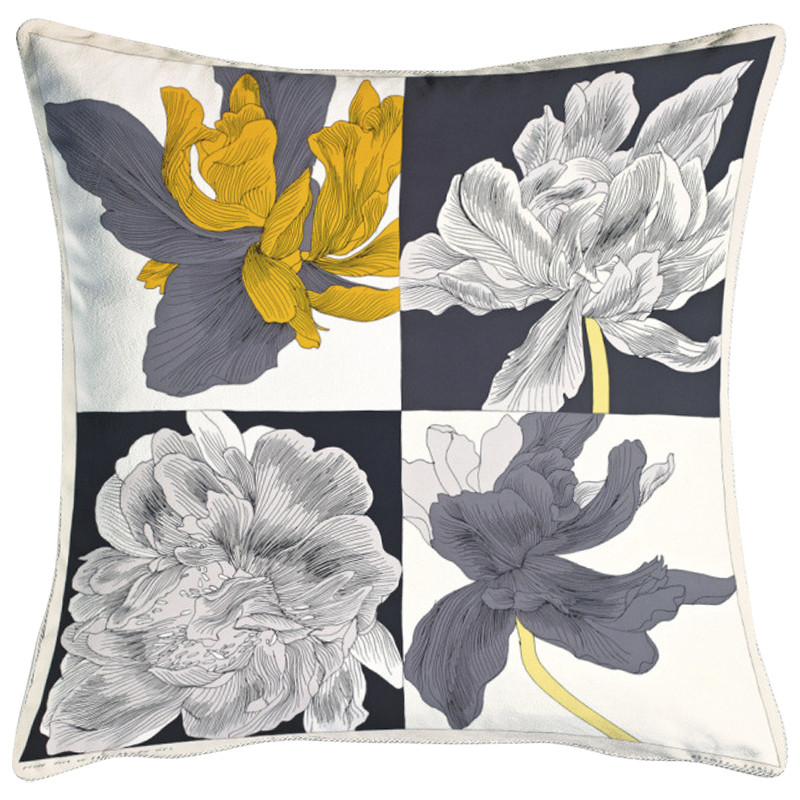 Декоративная подушка Hermes Flowers 100