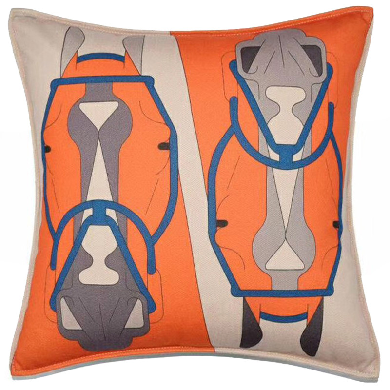 Декоративная подушка Hermes Horse 27