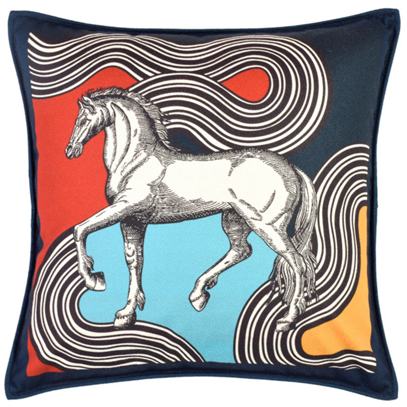 Декоративная подушка Hermes Horse 36