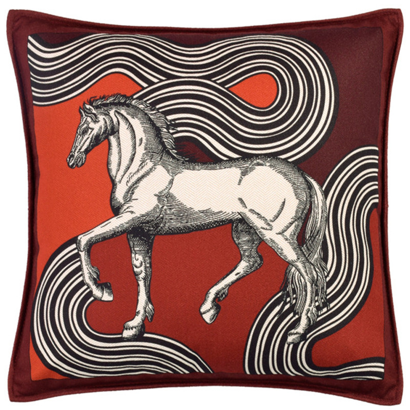 Декоративная подушка Hermes Horse 37