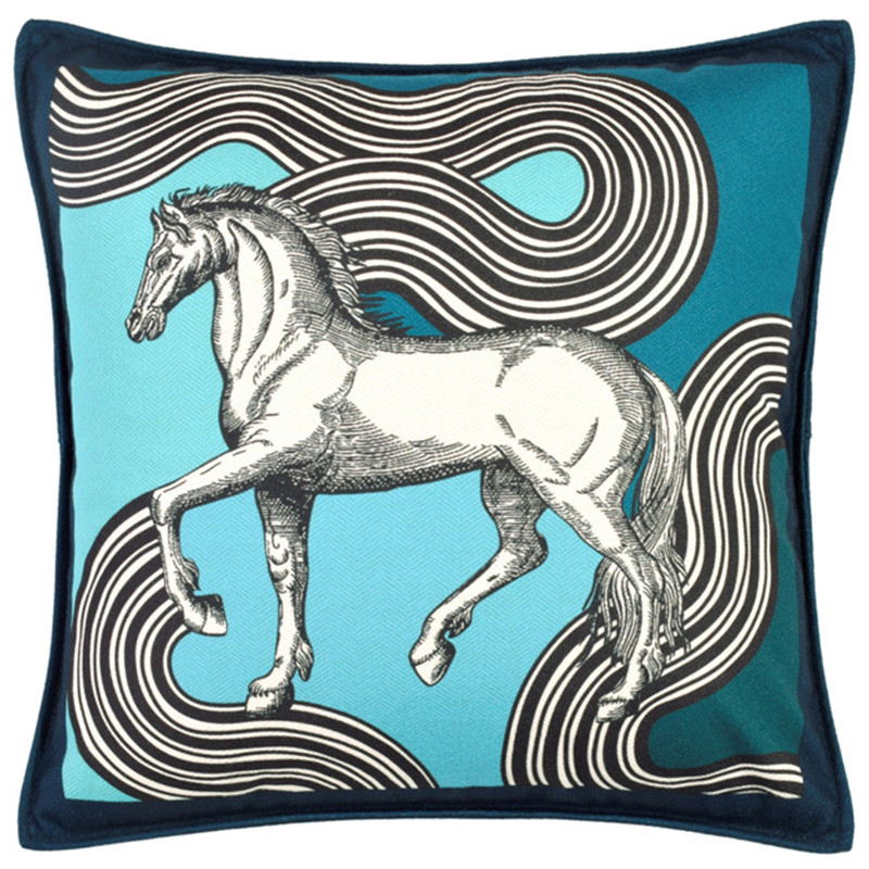 Декоративная подушка Hermes Horse 38