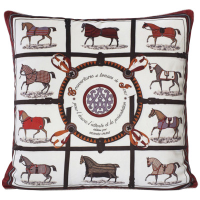 Декоративная подушка Hermes Horse 73