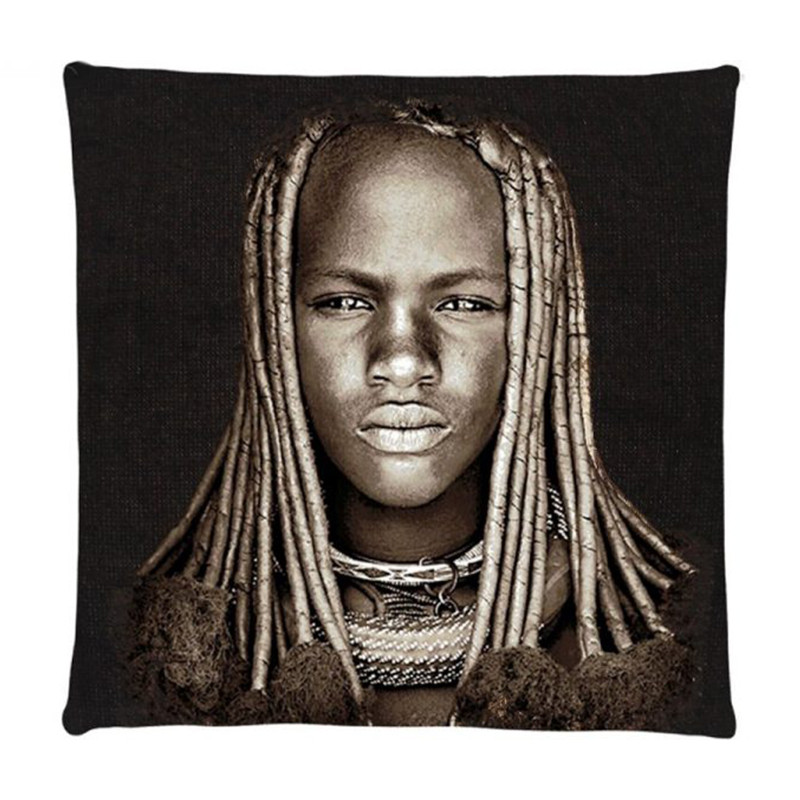 Декоративная Подушка Himba Girl Namibia
