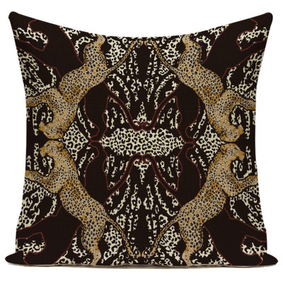 Декоративная подушка Leopard Black