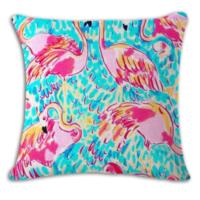 Декоративная подушка Pink & Turquoise