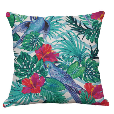 Декоративная подушка Tropical birds