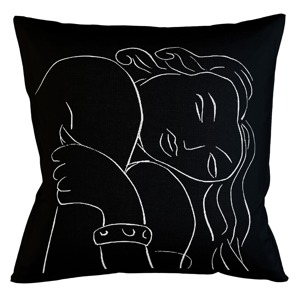 Декоративная подушка White Silhouette Pasiphae Pillow
