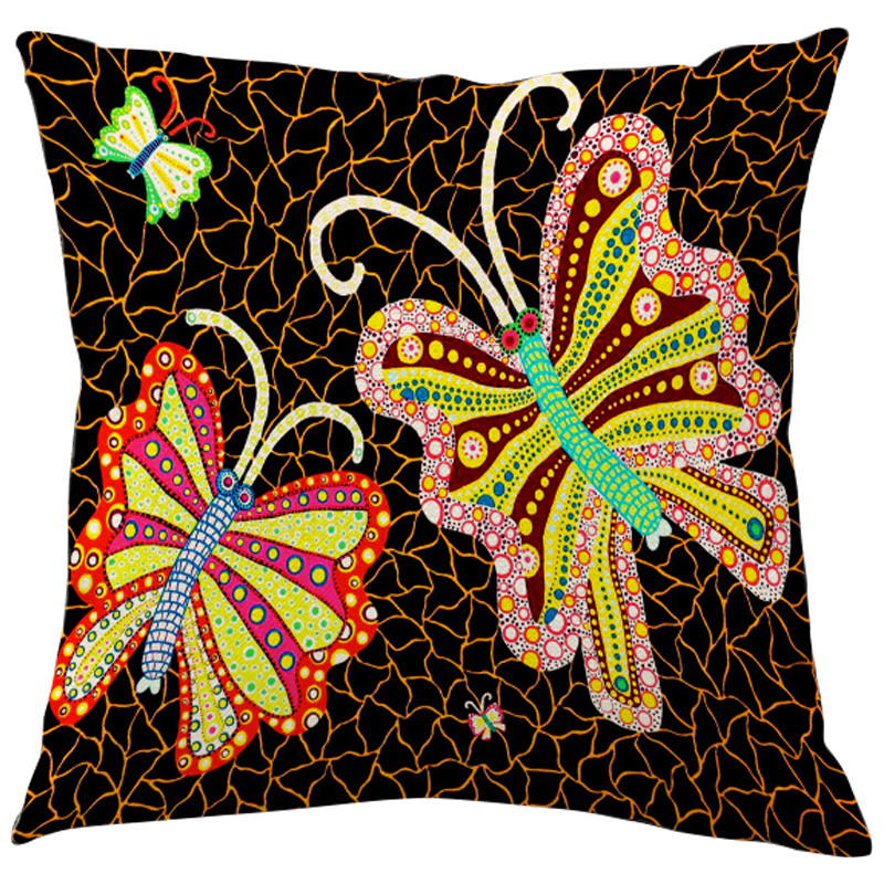 Декоративная подушка Yayoi Kusama Butterflies