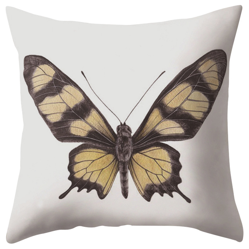Декоративная подушка Yellow Butterfly