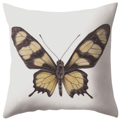 Декоративная подушка Yellow Butterfly
