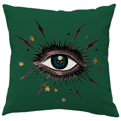 Декоративная подушка Стиль Gucci Eye Green