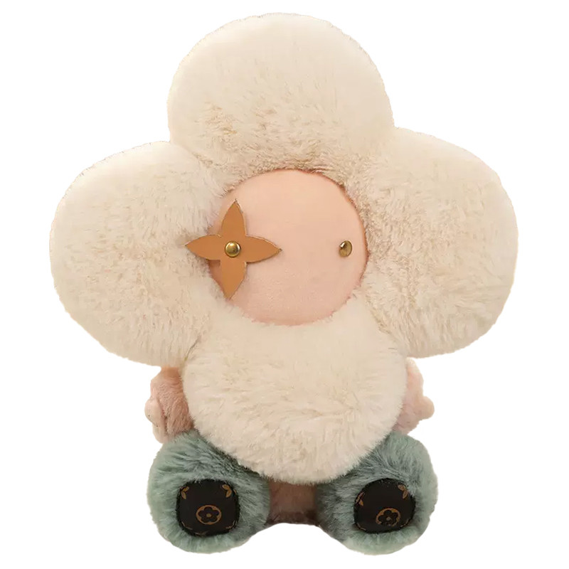 Декоративная подушка стиль Louis Vuitton Doudou Vivienne Flower Toy