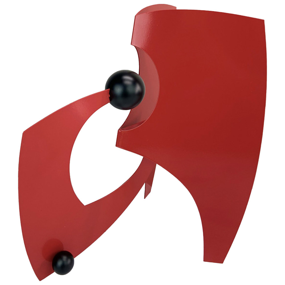 Декоративная статуэтка Abstract Figure Two Spheres Red Figurine