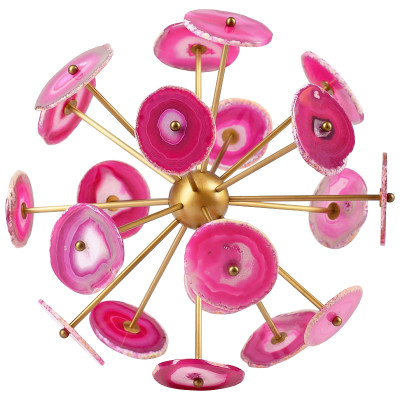 Декоративная статуэтка Agate Statuette Pink