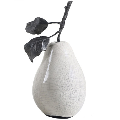 Декоративная статуэтка из керамики Груша Pear Ceramics Statuette