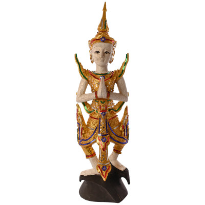 Декоративная статуэтка из керамики с инкрустацией Teppanom Statuette