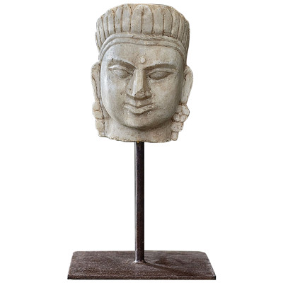 Декоративная статуэтка из мрамора Indian Tribal Chief Statuette