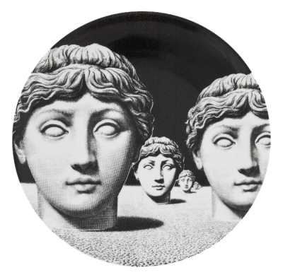 Декоративная тарелка Fornasetti 30.CR.BW.R01-205