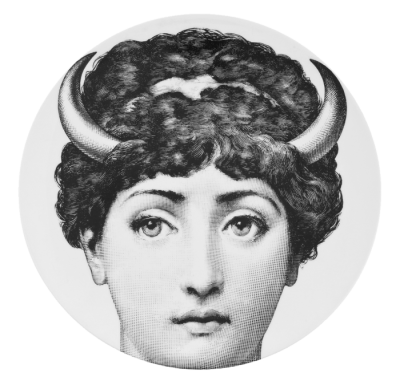 Декоративная тарелка Fornasetti 30.CR.BW.R01-253
