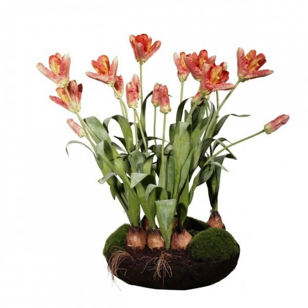 Декоративный искусственный цветок Orange Tulips