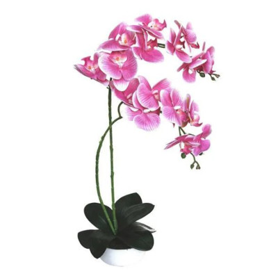 Декоративный искусственный цветок Orchid pink