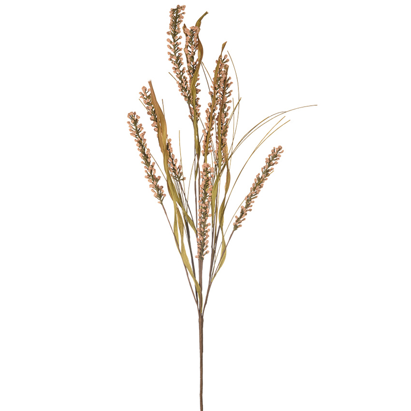 Декоративный искусственный цветок Буквица оранжевая