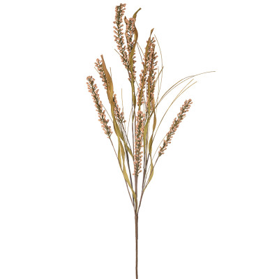 Декоративный искусственный цветок Буквица оранжевая