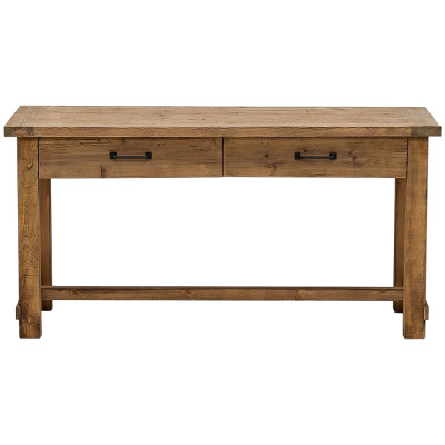 Деревянная консоль с двумя ящиками Pio Wooden Console
