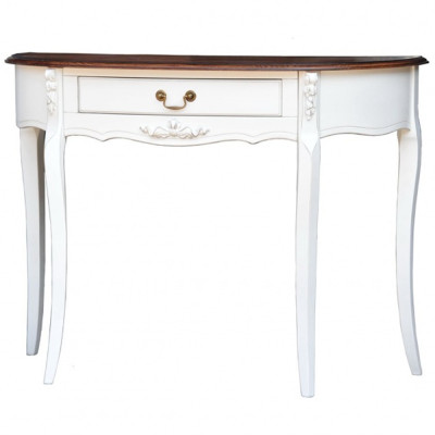 Деревянная консоль с ящиком в стиле прованс Hadrienne Montmartre Provence Connsole Table