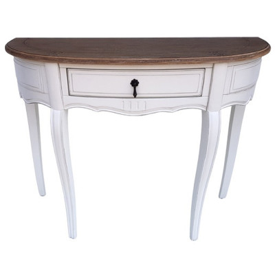 Деревянная консоль с ящиком в стиле прованс Montmartre Provence Connsole Table