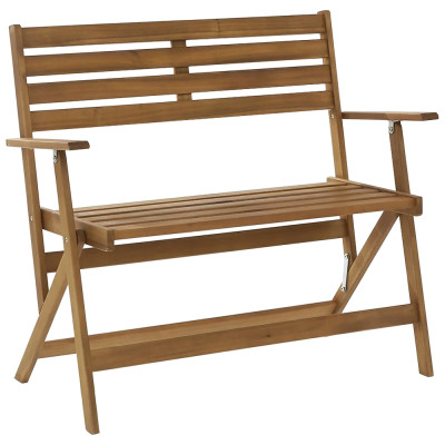 Деревянная садовая скамейка складная Gary Wood Bench