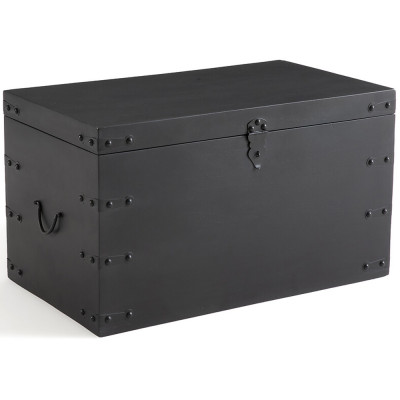 Деревянный сундук из массива манго Mango Chest Black