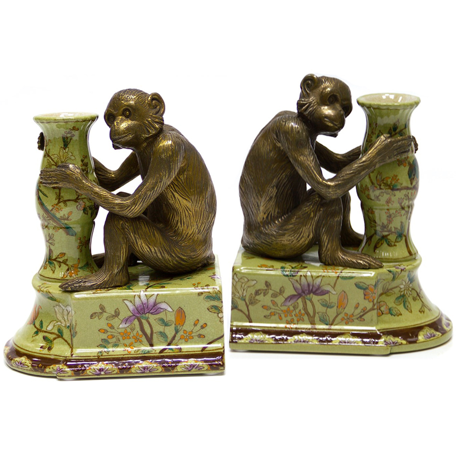 Держатель для книг Bronze Monkeys