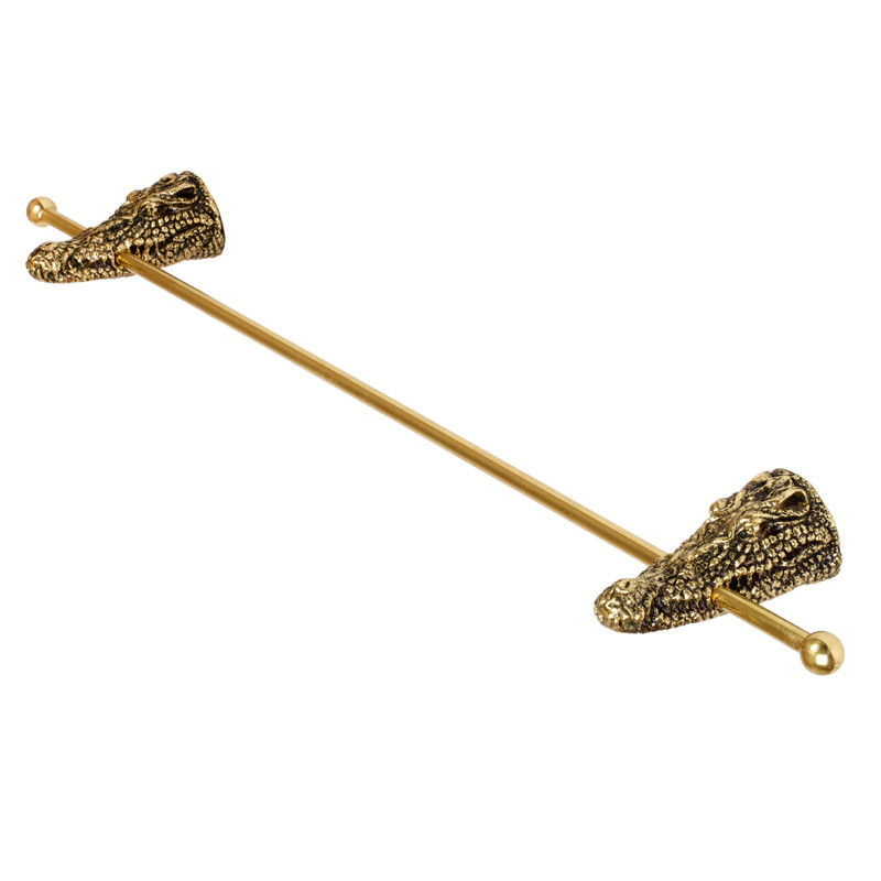 Держатель для полотенца Bronze Crocodiles