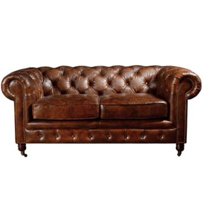 Диван Chesterfield Rebel Sofa Leather Brown 170