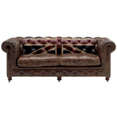 Диван Chesterfield Rebel Sofa Union Jack Andrew Martin