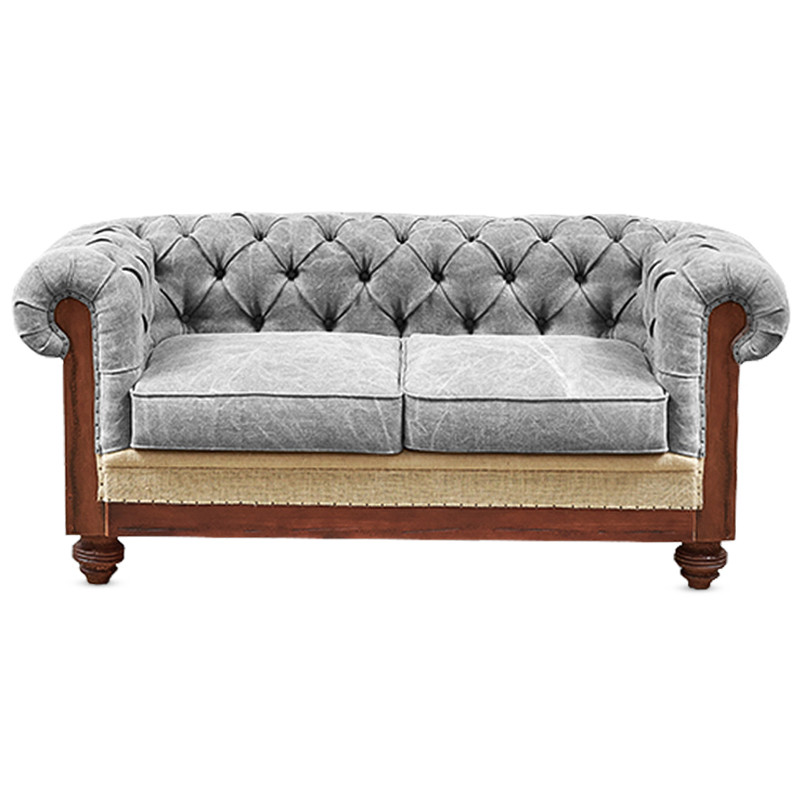 Диван Deconstructed Chesterfield Sofa double Gray