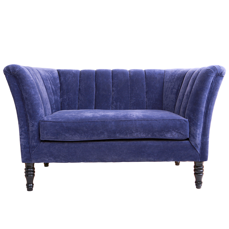 Диван Joffroi Sofa velour blue