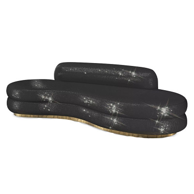 Диван Philipp Plein Sofa Icon Limited Edition Чёрный