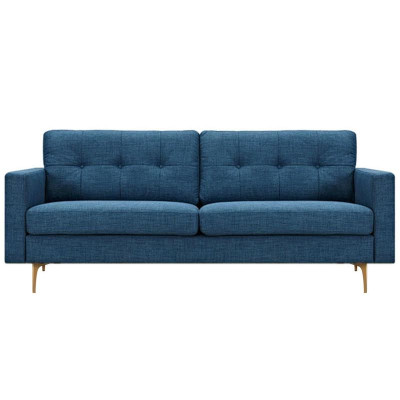 Диван Stone Blue Greta Sofa Диван синий лен