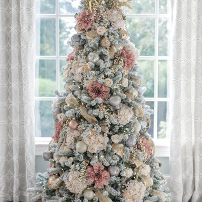 Дизайнерская Елка Премиум с Жемчужным Декором Christmas Tree Pearl