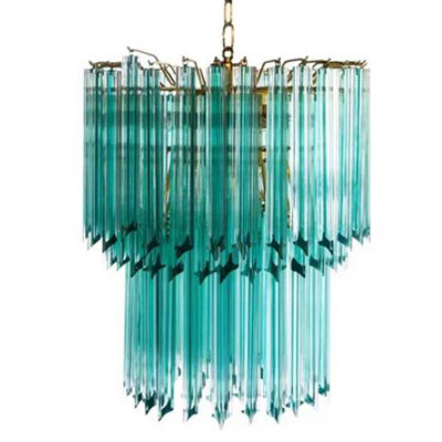 Дизайнерская люстра Blue Lagoon glass бирюзовое стекло