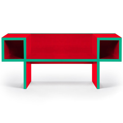 Дизайнерская разноцветная скамья Canton Bench