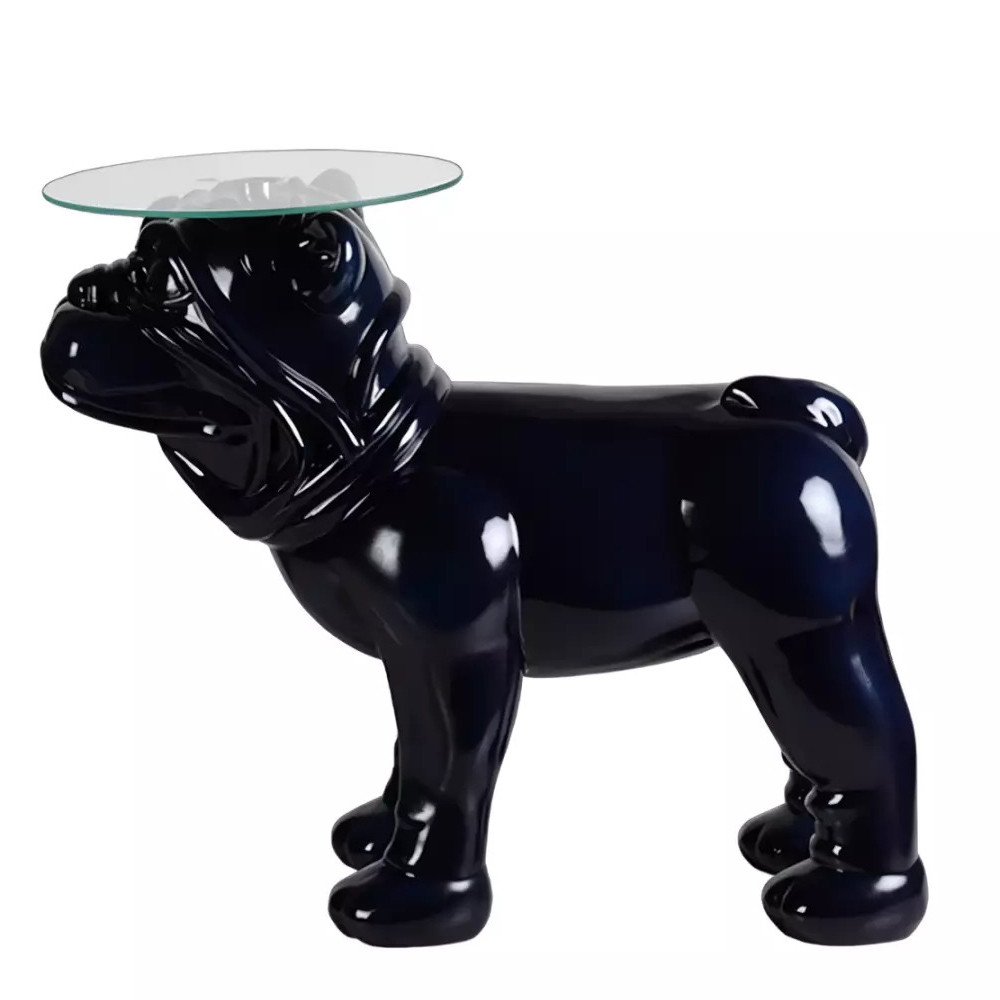 Дизайнерский журнальный стол с основанием в виде собаки Tufetic