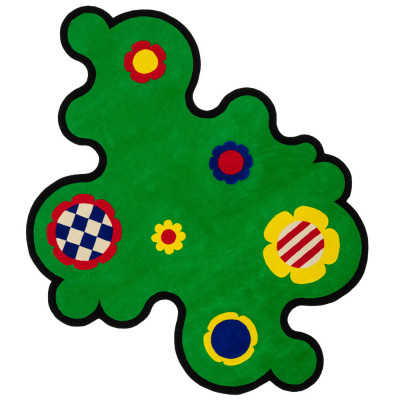 Дизайнерский ковер с цветами Poltronova Tappeto Prato Rug